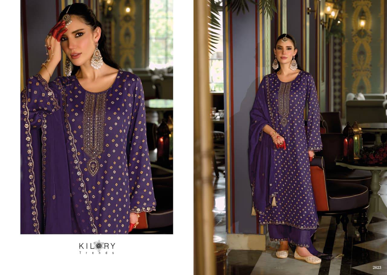 SONE KI DOR BY KILORY TRENDS 2621 To 2624 Series Stylish Beautiful Colourful Silk Dresses At Wholesale Price